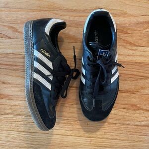 Adidas Samba Kids 4.5 Sneakers - Black and White